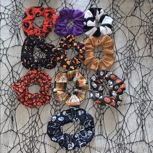 Fall / Halloween Scrunchie Set